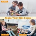 thumbnail image 4 of Wooden Busy Board with 11 LED Light, Sensory Toys Light Switch for Toddlers 1+ Year Old, 5 Music Toggle Switches Toy Educational Activity Board, Birthday Gift for Boys Girls, 4 of 10