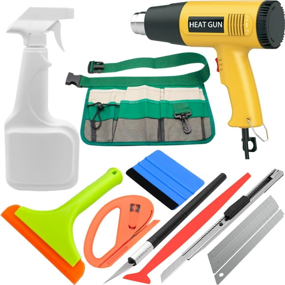 Kit de herramientas para envolver vinilo Spanno Heat Gun, 10 unidades