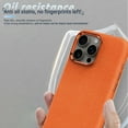 thumbnail image 6 of Magnetic for iPhone 13 Pro Slim Case [Compatible with Magsafe] Liquid Leather Shockproof Military Grade Drop Protection, Soft Microfiber Lining Phone Case For iPhone 13 Pro,Orange, 6 of 8