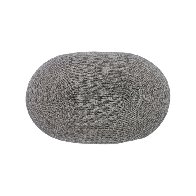 relayinert Wide Application Bowl Dish Pad Mat Waterproof And Easy To Clean Place Mat For Dining Table Waterproof Set Place Mat dark gray 1Set