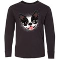 thumbnail image 3 of Inktastic Boston Terrier Dog Gift Long Sleeve Youth T-Shirt, 3 of 5