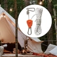 thumbnail image 6 of Ratchet Rope Hanger Grow Light Hangers Reinforced Metal Gears Tensioner Tent Guy Ropes Tent Wind Rope Rope Hanger for Plants Grow Light 5m White, 6 of 10