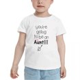 thumbnail image 2 of You're Going to be an Aunt!! Cute Toddler T Shirts for Boys Girls (White, Youth XL), 2 of 5