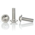 thumbnail image 4 of M5 X 25Mm Flanged Button Head Socket Cap Screws, 304 Stainless Steel 18-8, Full Thread, Allen Socket Drive, Quantity 50, 4 of 4