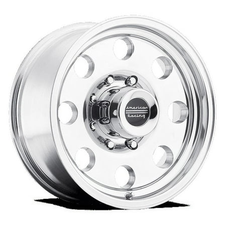 American Racing Baja, 17x8 Wheel with 8 on 170 Bolt Pattern - Polished - AR1727870 Wheel Rim