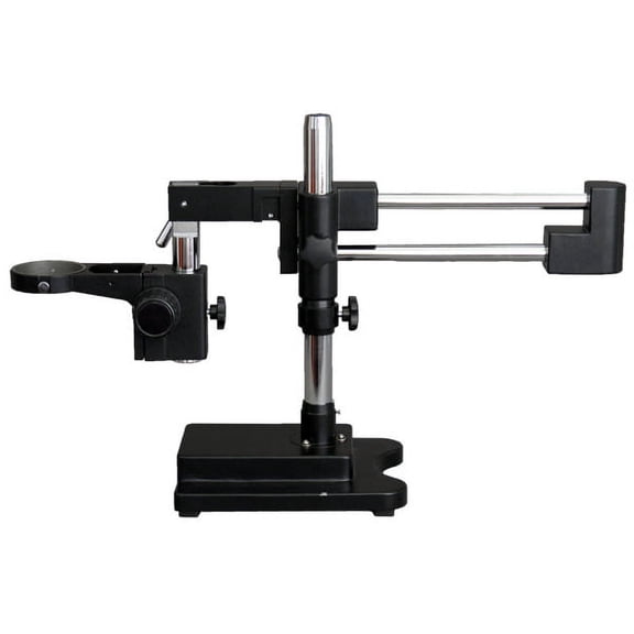 AmScope Heavy Duty Double-Arm Black Boom Stand New