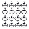 thumbnail image 1 of Bearachild Percha para bufandas que ahorra espacio, 20 pack/lote, con exquisita artesanía, lugares pequeños, larga vida útil Almacenamiento y organización del hogar negro, 1 of 6