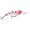 Glow Pink Squirrel, variant on Rapala Jointed Shad Rap 05 Black Wonderbread Fishing Lure