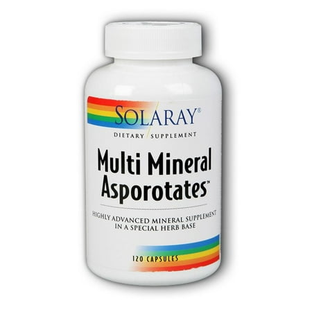 Multi Tasking Minerals - Solaray Multi Mineral Asporotates 120 Capsules