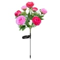 thumbnail image 5 of Joernso Rose Flower Garden Lamp with Light Sensor Auto ON/OFF 7 Heads Waterproof No Wiring Required Solar Powered Flower Light Decor, 5 of 8