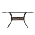 thumbnail image 2 of Christopher Knight Home Haitian Outdoor Cast Aluminum Oval Dining Table (ONLY) by  - 59.20"L x 37.80"W x 28.50"H, 2 of 5