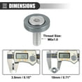 thumbnail image 4 of Unique Bargains 6 Pcs Finishing Countersunk Fender Bumper Washers Engine Bay Fastener Kit for Motorcycle Titanium Tone, 4 of 7
