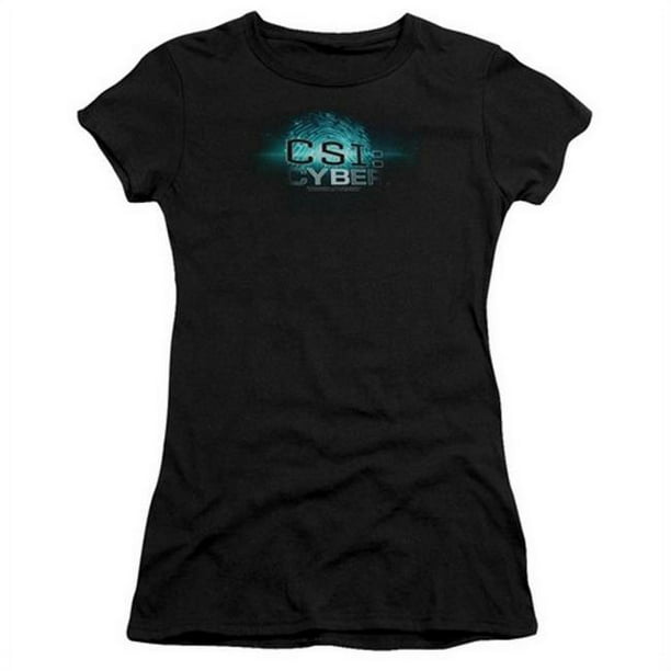 Csi- Cyber-Thumb Print - T-Shirt à Manches Courtes - Noir&44; Extra Large