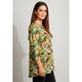 thumbnail image 3 of Jessica London Women's Plus Size Swing Tunic Oversized Long Blouse, 3 of 6