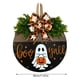 thumbnail image 3 of Placa De Puerta Fantasmal Blanca Caprichosa: Decoración De Madera Inquietante Para Halloween Para Una Entrada Espeluznante, 3 of 7