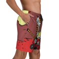 thumbnail image 3 of Calvin And Hobbes Mens Swim Trunks Quick Dry Board Shorts with Mesh Lining Beach Shorts Swimwear Bathing Suits, 3 of 7