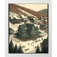 thumbnail image 2 of Maki 12x14 White Modern Wood Framed Wall Art Titled - Winter_S Profits Iii, 2 of 6