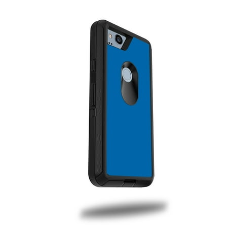 MightySkins Skin Compatible With OtterBox Defender Google Pixel 2 5” Case - Solid Baby Blue | Protective, Durable, and Unique Vinyl wrap cover | Easy To Apply, Remove | Made in the USA