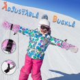 thumbnail image 5 of Guantes de invierno para niños y niñas, impermeables, de esquí puro, para exteriores, 5 of 5