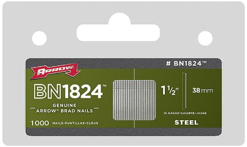 5,000-Pack Steelhead STB18112SS 18-Gauge 1-1/2-inch Stainless Steel Brad Nails 