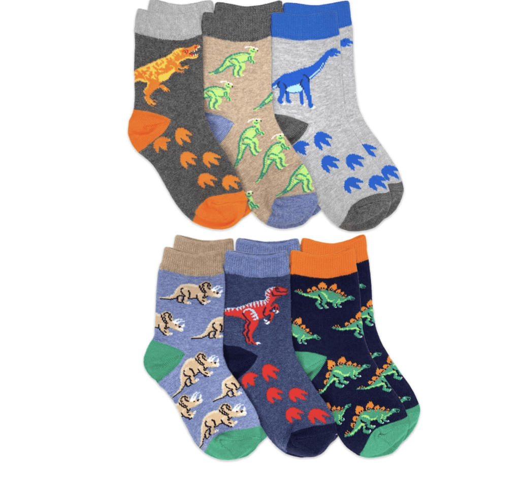 New Kids Boys Printed Socks 3-5 & 6-8 years Animal Bug Alien Print with tag 