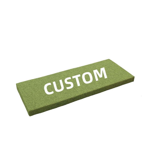 Custom Cut Foam Seat Cushion, Made to Order Bench Pad Chair Cushion, Bespoke Garden Patio Furniture Cushion, Specified Bay Window Seat Cushion Indoor, Replacement Sofa Cushion