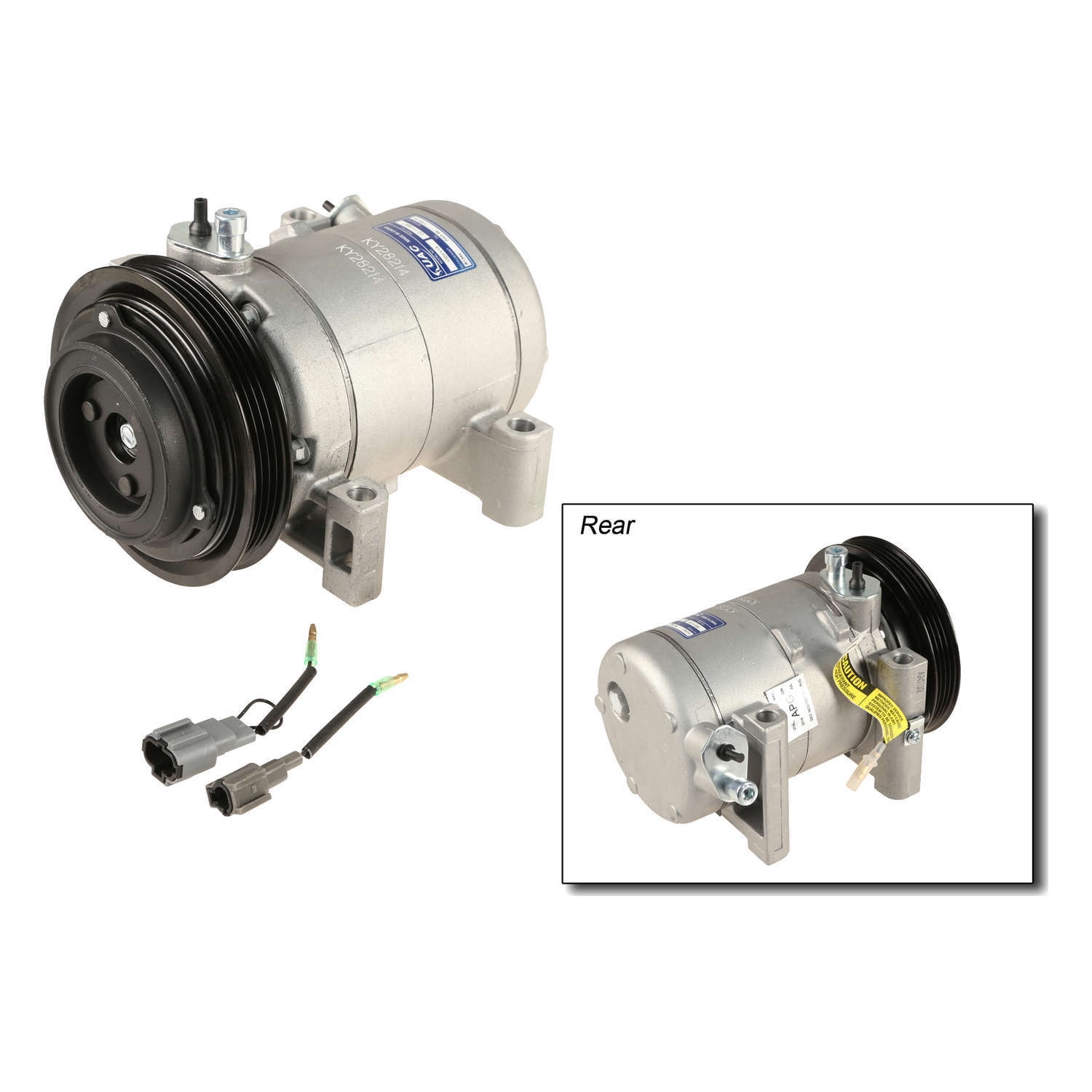 Air Products New w/ Clutch A/C Compressor