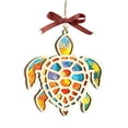 thumbnail image 2 of Yunuuuoa Stained Glass Sea Turtle Ornament Inspirational Story Card Gift for Women Christmas Tree Hanging Decor Acrylic Sun Catcher Window Charm, 2 of 6