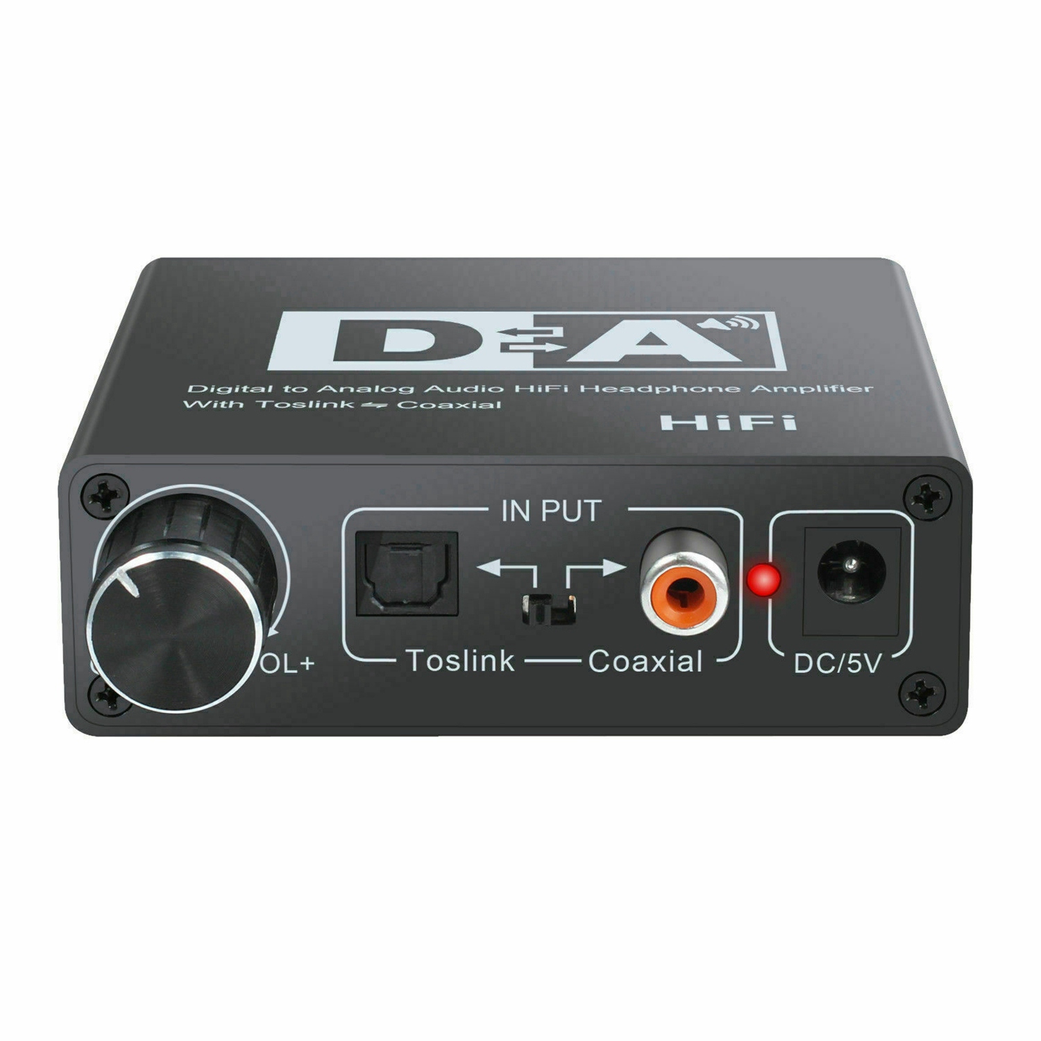 192KHz Digital Optical Coaxial Toslink to Analog RCA 3.5mm Audio Hifi Converter with Spdif - image 3 of 5