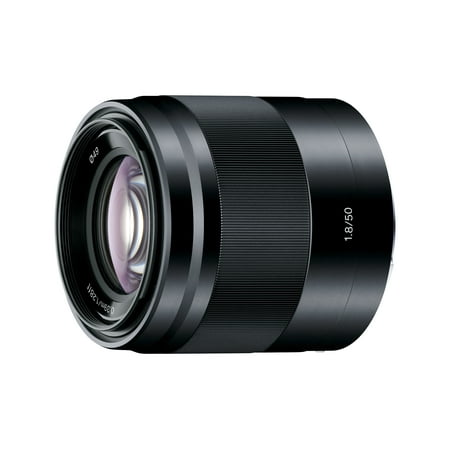 Sony - 50mm f/1.8 Optical Lens for Select E-Mount Cameras - Black