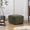 green, variant on Square Stuffed Pouf Ottoman Foot Rest, Soft Corduroy Pouf Foot Stool Cushion with Foam Chunk Filling, 26 x 26 x 13 Inch Floor Chair for Living Room, Bedroom & Home Decor,Dark Gray