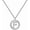 F, variant on SISGEM 925 Silver Initial Necklaces for Women White Gold Plated Round Alphabet Letter Pendant Necklace with Cubic Zirconia Chain Length 18+2 Inch Name Necklace for Women Gift