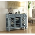 thumbnail image 4 of Coast To Coast Imports Mabry Mill Burnished Blue Three Drawer Two Door Credenza, 4 of 5