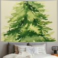 thumbnail image 2 of Pratyus Christmas Tree Tapestry Wall Hanging for Bedroom Living Room Dorm Decoration Short Plush Fabric 40x30inch, 2 of 6