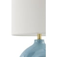 thumbnail image 2 of Livabliss Solara Cottage Accent Table Lamp, 25-inch, Blue with White Shade, 2 of 5