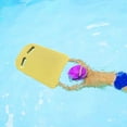 thumbnail image 6 of Sports Swimming Kickboard EVA Foam Floating Board Workout Equipment Durable Hand yellow, 6 of 8