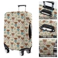 thumbnail image 5 of Beige Highland Cow Flower Pajama Pattern Luggage Cover Fashion Suitcase Cover Baggage Covers Fit 25-28 Inch Luggage (Go Travel), 5 of 5
