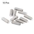 thumbnail image 3 of Uxcell M3x8mm Vis de Raccord en Acier Inoxydable 304 Tête de Prise Hexagonale en Nylon 10 Pcs, 3 of 6