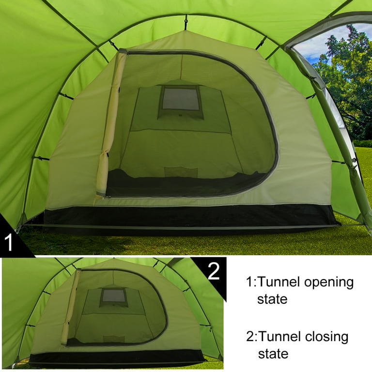 green stage Two Room Tunnel Tent 4-5人用 green stage Two Room Tunnel Tent 4-5人用 green stage