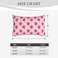 thumbnail image 4 of Sikiie Pink gift with ribbon Print Plush Pillow Cover, Wrinkle-proof and Stain-resistant Pillow Protector without Pillow Core, Home Decoration-20"x30", 4 of 6
