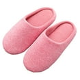 thumbnail image 2 of Men's Warm Memory Foam Suede Plush Shearling Lined Slip on Indoor Outdoor Clog House Slippers, 2 of 5