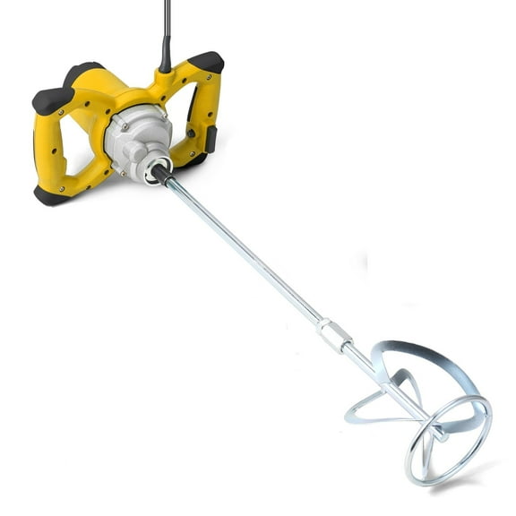 2600W Electric Concrete Mixer Concrete Cement Mixer 6 Speeds Mixing Machine Thinset Mortar Grout Plaster Paint Stirring Tool ,Easy to Use