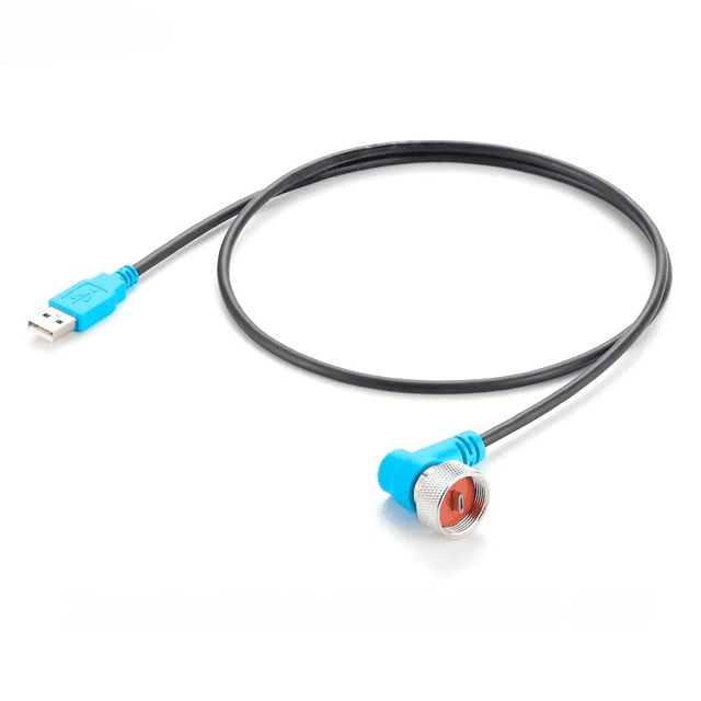 Generic Right Angle IP67 Ruggized USB 2.0 A Male to Micro USB Male Extension Cable Charging & Data for Hard Driver, PC