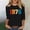 Black, variant on Women Plain Short Shirt Sleeved Tops Womens Casual T-Shirt Crew Neck T-Shirt Red Size 3XL