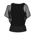 thumbnail image 5 of MEICHEN Women's 80s 90s Mesh Top Outfit Women Fishnet T Shirt with Summer Tank Top Set Fashion Party Dress Clothing, 5 of 6