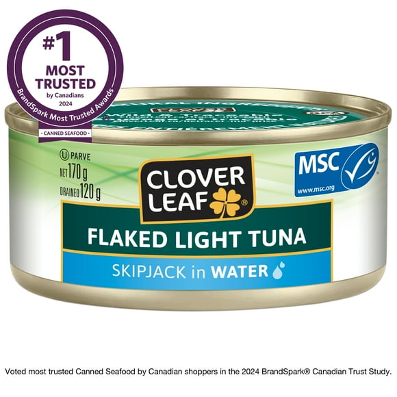 Clover LEAF® Flaked Light Tuna, Skipjack in Water, 170 g