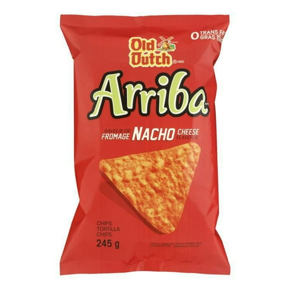 Old Dutch Arriba Nacho Cheese Tortilla Chips, 245g