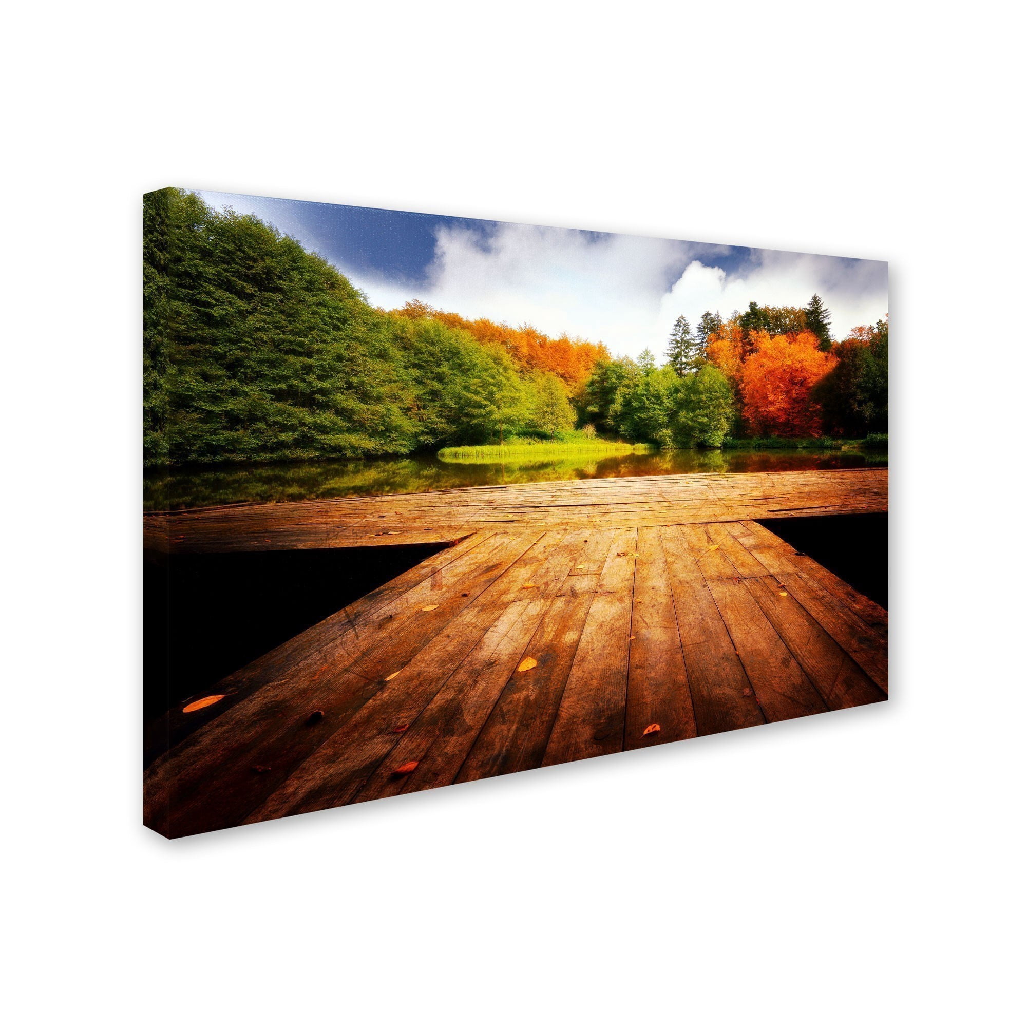 Trademark Fine Art "October" Canvas Art by Philippe Sainte-Laudy