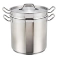 thumbnail image 1 of Winco SSDB-8 Bouilloire Double en Acier Inoxydable 9 1/2 Pouces avec Capacité de 8 qt, 1 of 2