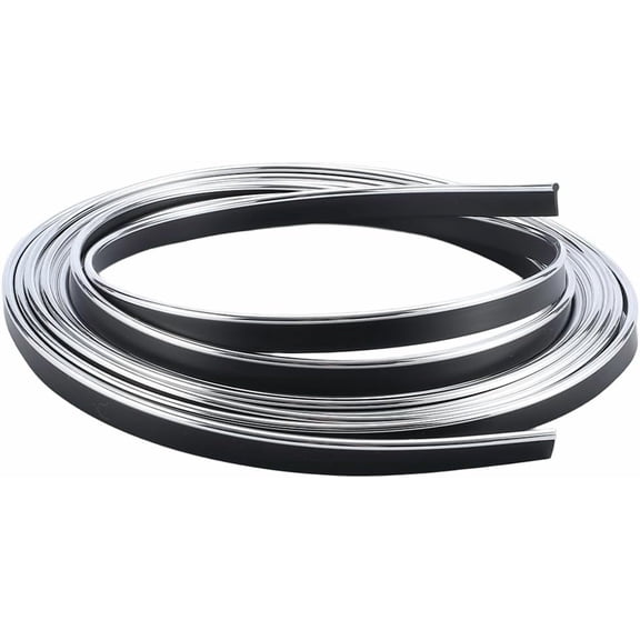 16.4 Feet White Car Interior Strips PVC Universal Self Adhesive Scratch Proof Automotive Side Body Moulding Door Window Dashboard Line Trim for DIY Making